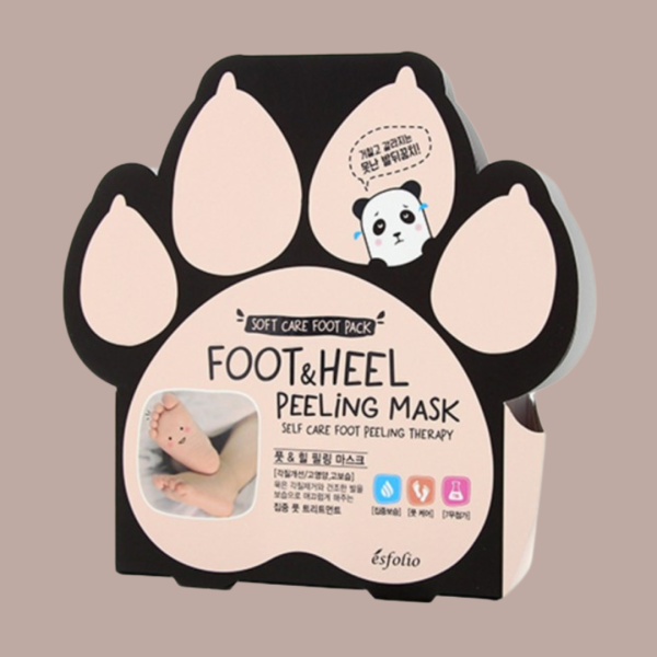 ESFOLIO FOOT & HEEL 20 ml x 1 pora pėdų šveičiamoji KAUKĖ