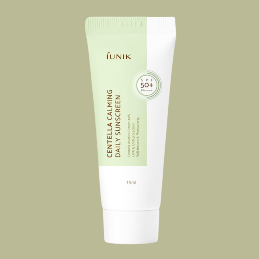 IUNIC Centella Calming Daily Sunscreen 60 ml veido KREMAS SPF50