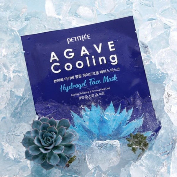 Petitfee Agave Cooling Hydrogel Face Mask vėsinamoji hidrogelio kaukė